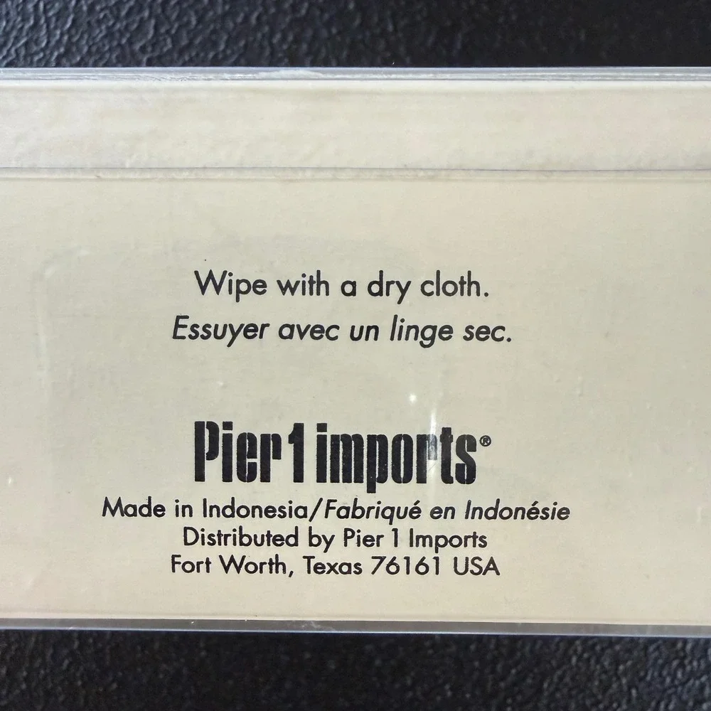 Pier 1 Imports Grasshopper Napkin Rings Set of 4 Green Insect Garden Table Decor